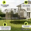 Trampolina ogrodowa XXXXL dla dzieci HyperMotion - 487 cm 16FT - z drabinką i siatką wewnętrzną - do domu i ogrodu - 150kg max